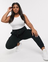 Thumbnail for your product : ASOS DESIGN Curve utility jogger in organic cotton