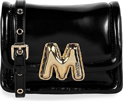 Moschino Patent Leather Crossbody Bag