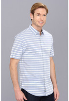 Thumbnail for your product : DKNY S/S Horizontal Stripe Slim Fit Shirt-City Press