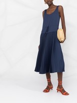 Thumbnail for your product : Theory Pleated Sleeveless Dress