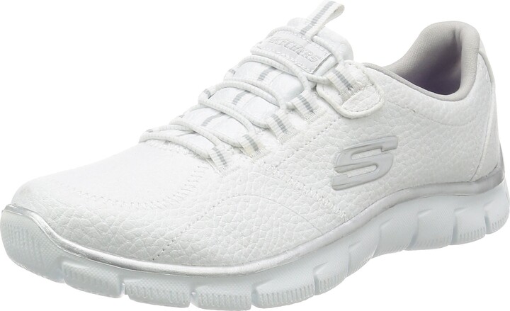 Skechers Silver Women's Shoes | Shop the world's largest collection of  fashion | ShopStyle