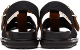 Thumbnail for your product : Marni Black Canvas Fussbett Sandals