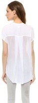 Thumbnail for your product : Helmut Lang Draped Angled Top