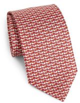Thumbnail for your product : Ferragamo Dog Print Silk Tie