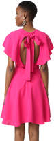 Thumbnail for your product : Monique Lhuillier Flutter Sleeve Dress
