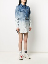 Thumbnail for your product : Off-White Gradient Denim Shirt Dress