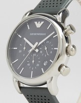 Thumbnail for your product : Emporio Armani AR1735 Leather Strap Chronograph Watch