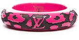 Thumbnail for your product : Louis Vuitton Pre-Owned Pink Leo Monogram Wood Bangle Bracelet