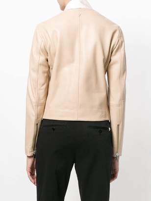 Dondup cropped leather jacket