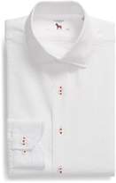 Thumbnail for your product : Lorenzo Uomo Trim Fit Seersucker Dress Shirt