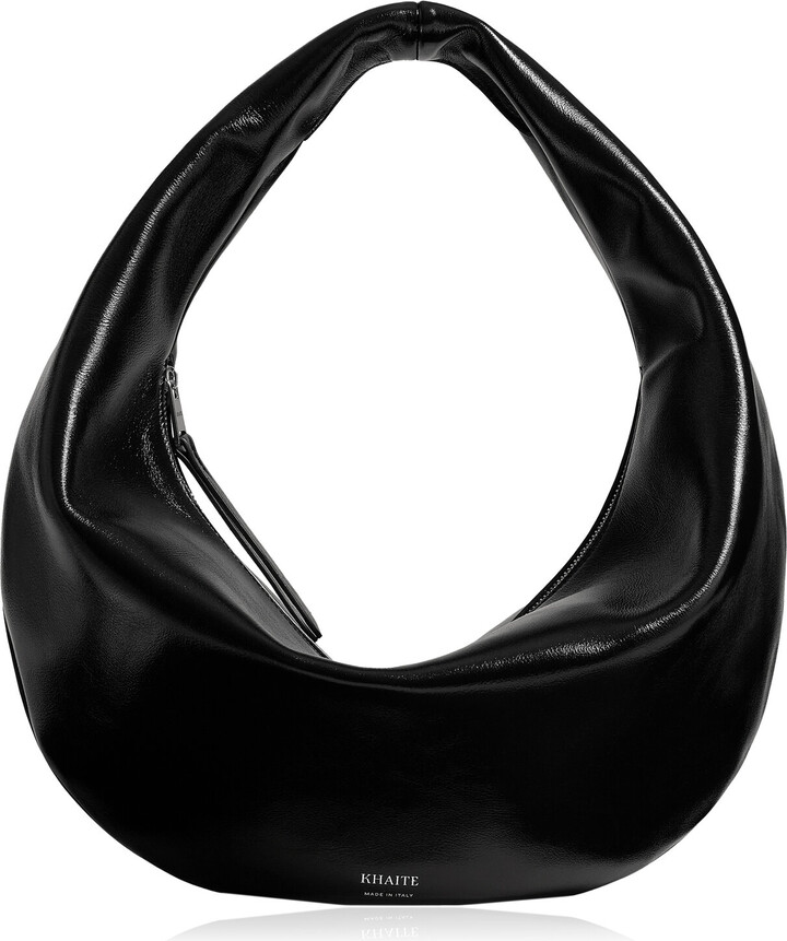 KHAITE Olivia Medium Leather Hobo Bag