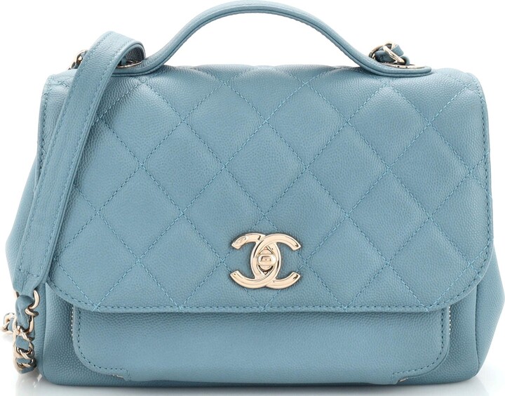 Chanel Business Affinity Flap Bag Quilted Caviar Small - ShopStyle