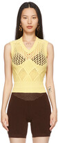 Thumbnail for your product : Isa Boulder SSENSE Exclusive Yellow Visitor Vest