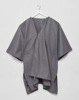 Thumbnail for your product : ASOS Cape In Gray Felt
