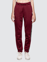 Thumbnail for your product : alexanderwang.t Sleek French Terry Pull-On Track Pant with Logo Tape