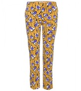 Thumbnail for your product : Miu Miu Printed wool-twill trousers