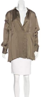 Donna Karan Silk Long Sleeve Top w/ Tags