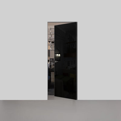 SARTODOORS Invisible Solid Hidden Door With Handle | Termix 0801 Frame | Concealed Hinges Lock Handle | Modern Frameless Doors