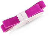 Thumbnail for your product : Vince Camuto Bracelet, Silver-Tone Magenta Suede Bow Hinge Bracelet