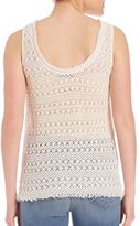 Thumbnail for your product : Paige Lindsay Knitted Lace Tank