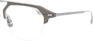 HUGO BOSS Geometric-Frame Glasses