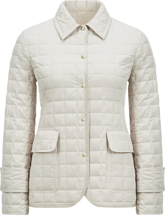 MONCLER COLLECTION Epinal Square-quilted Down Shirt Jacket