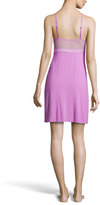 Thumbnail for your product : Natori Feathers Lace-Back Chemise, Pansy