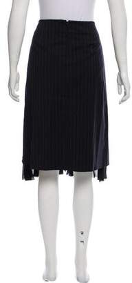 Maison Margiela Virgin Wool Knee-Length Skirt w/ Tags