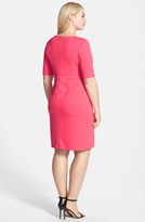 Thumbnail for your product : Donna Ricco Ottoman Sheath Dress (Plus Size)