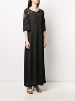 Thumbnail for your product : Alberta Ferretti Lace Panel Dress
