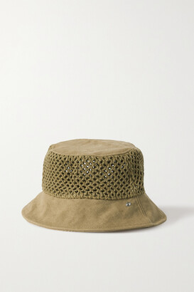 Rag & Bone Nando Crocheted Recycled Cotton-canvas Bucket Hat