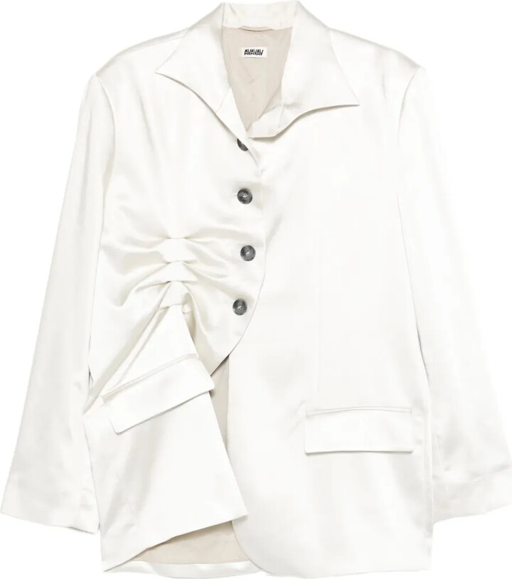 AVAVAV Ruched Pocket Blazer