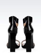 Thumbnail for your product : Giorgio Armani Patent Leather T-Strap Sandal