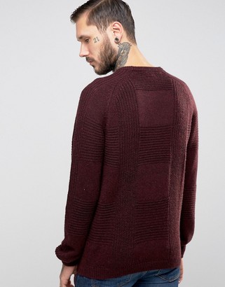 ASOS Sweater with Rib Design