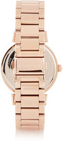 Thumbnail for your product : Michael Kors Caitlin crystal-embellished rose gold-tone watch