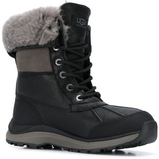 UGG Shearling-Trimmed Boots