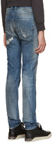 Thumbnail for your product : Diesel Blue Distressed Tepphar Jeans