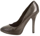 Thumbnail for your product : Dolce & Gabbana Metallic Snakeskin Pumps