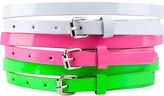 Thumbnail for your product : Skinny Belts 3 Pack