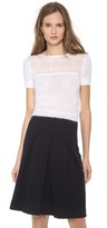 Thumbnail for your product : Alberta Ferretti collection Sweater with Lace Trim