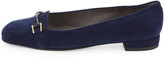 Thumbnail for your product : Stuart Weitzman Mocnroll Horsebit Suede Loafer