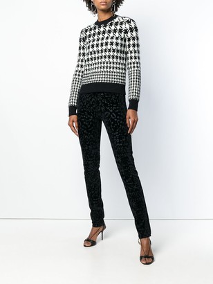 Saint Laurent Leopard-Print Skinny Jeans