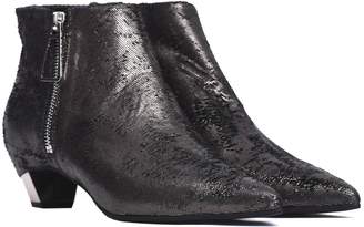Vic Matié Pointed Toe Ankle Boots With Side Zip