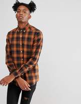 Thumbnail for your product : ASOS Design Stretch Slim Check Shirt