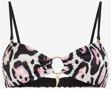 Roberto Cavalli Print Bikini Top