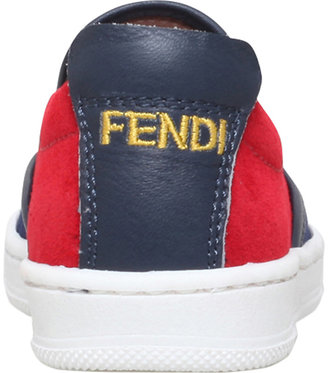 Fendi Monster suede skate shoes 6 months-4 years