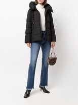 Thumbnail for your product : Moorer A-line oversize-collar padded jacket