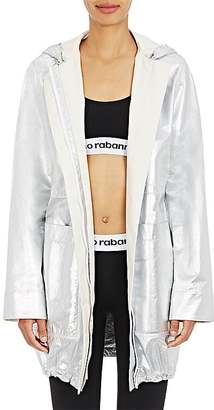 Paco Rabanne Women's Leather Hooded Parka