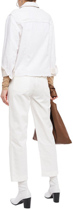 Rag & Bone Workwear Frayed Cotton And Linen-blend Jacket