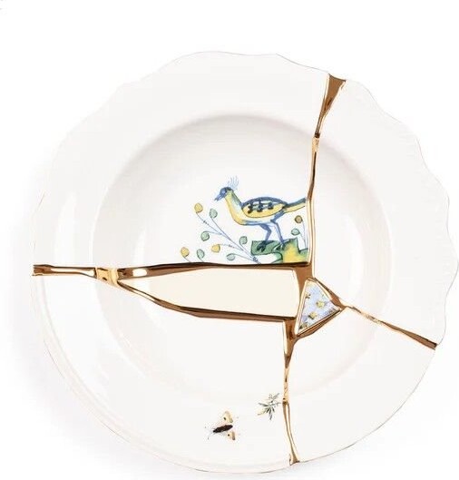 Seletti Kintsugi 01 Soup Plate